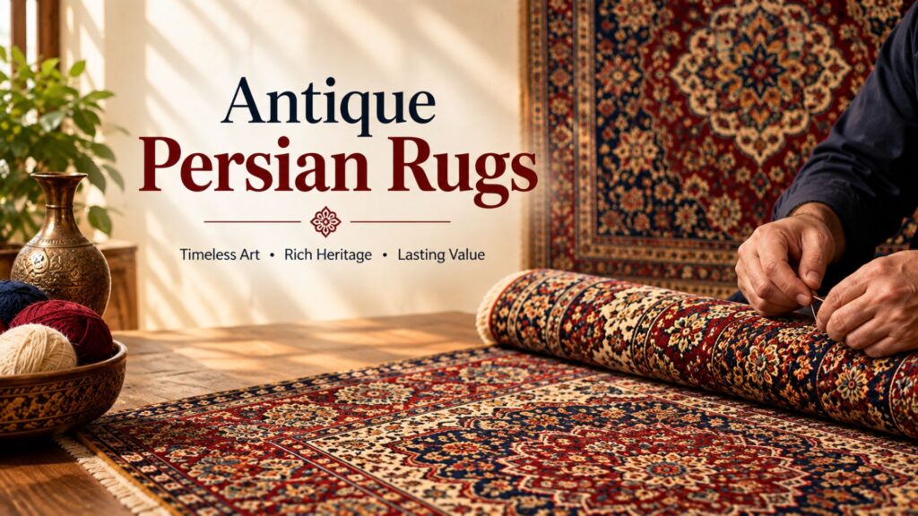 Antique Persian Rug Craftsmanship