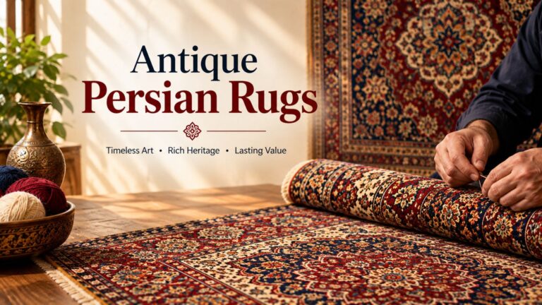 Antique Persian Rug Craftsmanship